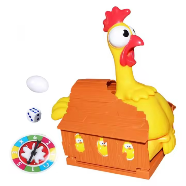Juego De Mesa Interactivo De Huevo De Pato Plástico Juego De Chiste Regalo Familiar Juego De Pato Truco De Huevo - 1