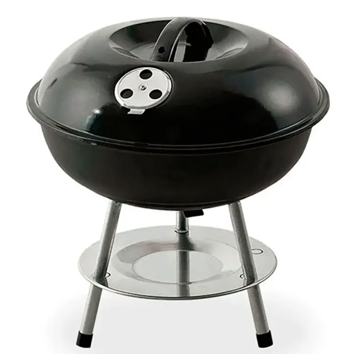 Edm Barbacoa 3 Patas 35.5 Cm Negro Barbacoas - 1