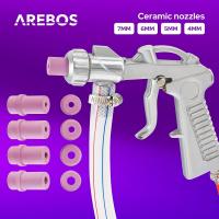 AREBOS Cabina de chorro de arena Unidad de arenado Sandstrahler 90 Liter - details 15