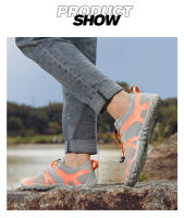 Nuevos zapatos de senderismo de cinco dedos para exteriores, zapatos de escalada todoterreno gruesos para hombres, zapatos de senderismo transpirables, zapatos para vadear arroyos - details 13