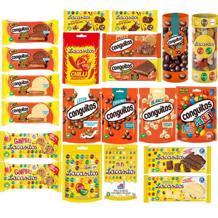 Lacasa , Conguitos y Lacasitos caja regalo surtido 21 chocolates - 1