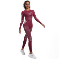 SSITO Conjunto de Mallas de gimnasio de Seco rápido, ropa de Esquí de DOT sin Costura para el invierno, ropa y pantalones de Seco rápido para correr, deporte y ciclismo - details 28