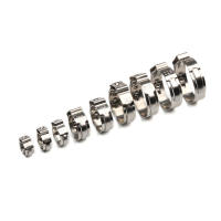 130pcs Abrazaderas De Tubo Sin Etapas De Acero Inoxidable 7-21mm Y Abrazaderas De Cinch Con Herramienta De 1PC Para Fontanería Y Combustible - details 3