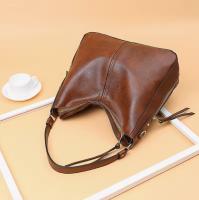 Bolso Hombre Mujer DIDABEAR De Cuero Gran Capacidad Estilo Vintage Casual Bolso De Mano Bolsa De Moda Con Solapa - details 1