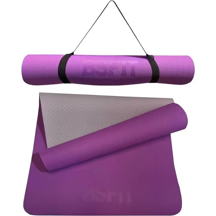 BSFIT® Esterilla Deporte, Yoga, Pilates, colchonetas Ejercicios. Es ideal para realizar deporte en casa, yoga mat, esterilla yoga antideslizante, TPE ecologico - 1