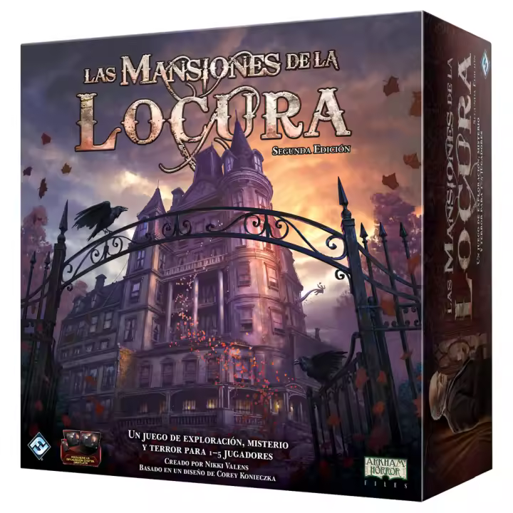 JUEGO DE MESA LAS MANSIONES DE LA LOCURA SEGUNDA EDICION - Nuevo a estrenar - Asmodee - Juego de Tablero - 1