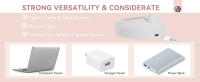 Lámpara LED Recargable SAVILAND Para Uñas Con UV Mini Lámpara Para Secado Rápido De Esmalte De Gel Cordless Con Cuello De Ganso - details 5