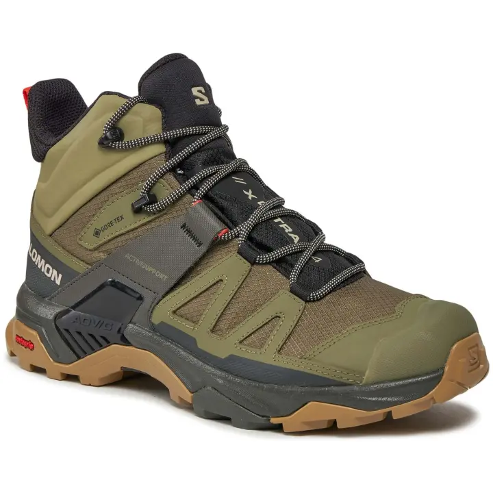 Calzado Outdoor marca Salomon modelo L41739800 para hombre en color verde - 1
