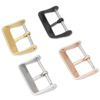 Correa De Reloj De Acero Inoxidable Con Hebilla Polido En Plata Oro Negro Adecuada Para Relojes Tradicionales Tamaños Disponibles De 12 a 24 Mm Accesorios De Moda - details 2