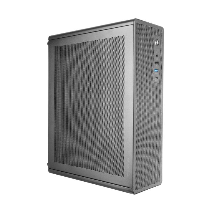 Tacens AEROSLIM500, Caja PC MicroATX, Paneles Mesh Antipolvo, Fuente Alimentación TFX 500W, Ventilador Frontal FDB 90mm, Minitorre Slim Compatible con MicroATX y Mini-ITX, USB-C y USB 3.0, Caja Minitorre Negra o Blanca