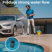 Pistola de lavado de coches de alta presión de 21V conveniente con 2 baterías para lavado de coches, riego de plantas, limpieza de paredes, piscinas, etc. - details 1