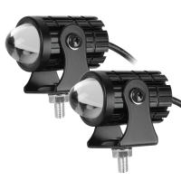 Proyector Lente De Motocicleta LED Bicolor Para Cafe Racer Spotlight Auxiliar Universal Para ATV Y Scooter Faro Principal - details 3