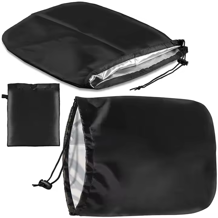 Cubierta De Espejo Retrovisor Para Invierno Protección Contra Nieve Y Hielo Decoración Interior Del Auto Síntetico Resistente Al Clima - 1