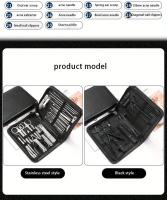 Kit De Aseo De Uñas De Acero Inoxidable Premium 30Pcs - Tijeras De Cutícula Profesionales Y Cortauñas Para Dedos Y Pies - details 8