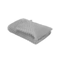 Manterol - Manta plaid de sofá de terciopelo con burbujas colores lisos. Tejido extra suave y mullido, ideal para los meses de entretiempo e invierno. - details 0