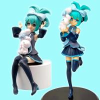 Figura De Colección Anime Hatsune Miku X Cinnamoroll 17CM Decoración Kawaii Regalo Para Niños Modelo De Acción Unisex - details 4