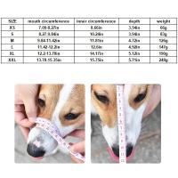 Mascarilla Para Perro Tamaño Medio Y Grande Antirruidos Y Anti Mordeduras Máscara Para La Boca De Los Perros Con Pelo Dorado Para Celadores - details 3