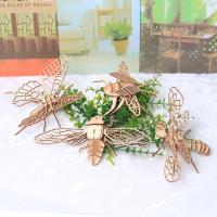 Puzzle 3D De Madera Con Insectos Multitudinario Juguete Educativo Avanzado Para Niños Modelo De Artesanía Creativa - details 2