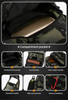 Bolsa De Pecho Táctica USB Fanny Bag Para Camping Y Pesca Con Diseño De Cinturón Molle Bolsa De Hombro Cruzada Para Acampar Y Caza Tamaño M Para Hombres - details 6