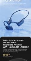 Sanag A5X Verdaderos Auriculares de Conducción Ósea, Auriculares Deportivos Bluetooth Inalámbricos, Resistente al Agua, Sonido Estéreo 3D, Una Idea Perfecta para Regalo para Hombres. - details 3