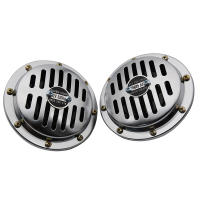 Bocina Eléctrica AD 12V De Color Cromo De Aluminio Para Coches Camiones Y Motocicletas Accesorios Con Sonido Super Fuerte - details 6