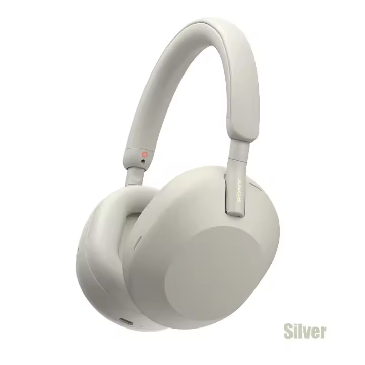 Sony WH-1000XM5 Wireless Noise-Canceling Headphones - 30 Hour Battery Life, Integrated Processor V1, Soft Fit Leather Ear Pads - 1