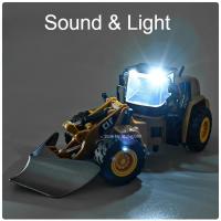 Modelo De Camión Escavador De Nieve 1/50 Escala Juguete De Vehículos De Ingeniería Con Sonido Y Luz Para Niños Regalo De Cumpleaños Metal Amarillo Tamaño Ajustable - details 12