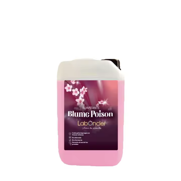 SUAVIZANTE Blume Poison 3L. - LABONCLER - Suavizante Premium, consigue una colada suave, esponjosa, con volumen y extra perfumada - AROMA EXCLUSIVO A FLOR DE CEREZO Y FRESA JEWEL - 1