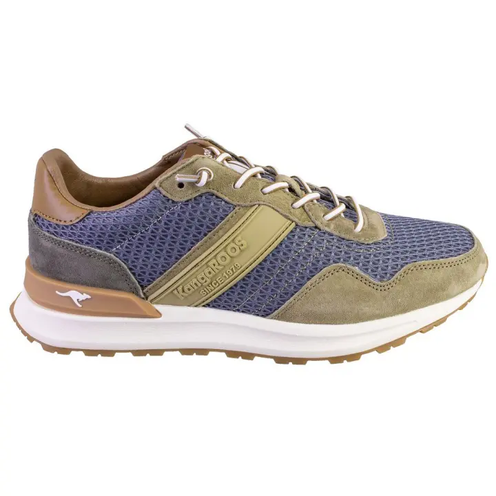 KANGAROOS 95 Zapatillas casual de hombre verde 525 - 1