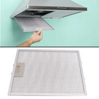 Filtro De Malla Metálica Para Extractor De Cocina Tamaño 350x285x9mm Color Plata Filtro De Aceite Para Aspiradora De Horno - details 10