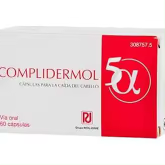 Reig Jofre Complidermol 5 Alfa - Complemento Alimenticio - Cuida Tu Cabello y Uñas - 1