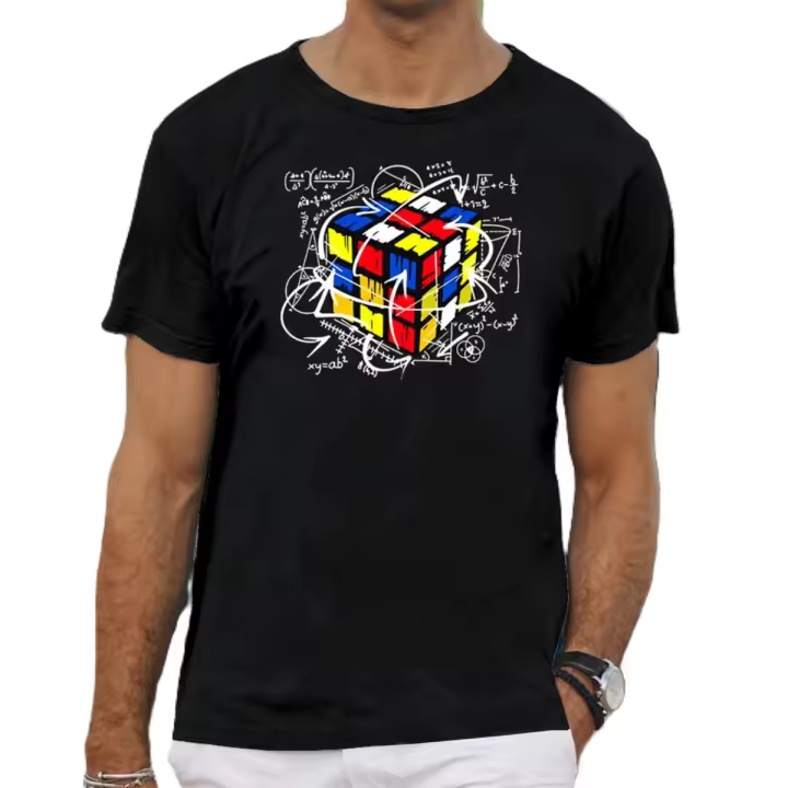 Camiseta hombre Sargantana cubo de rubik 10002587 negro - 1