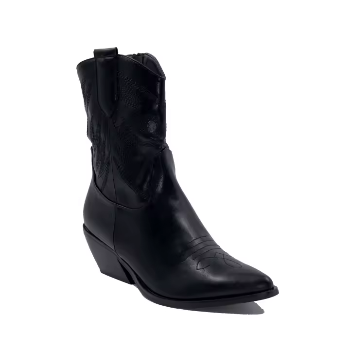 JZ Hermanos Botines Cowboy de Mujer con Tacón Bajo - 1