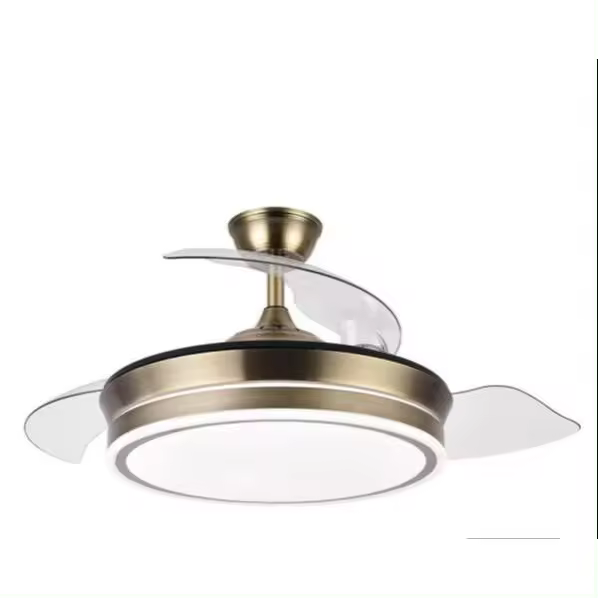 Ventilador Dc Bayomo Cuero 72w 6120lm 91d 3asp.desplegables 3000-4000-6000k Remoto, Temporizador, Memoria - 1