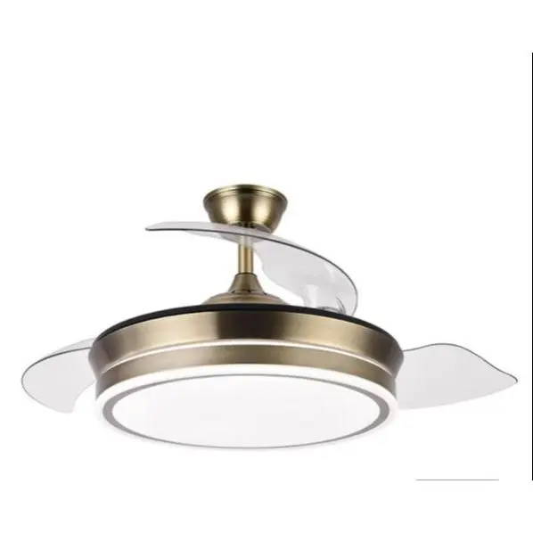 Ventilador Dc Bayomo Cuero 72w 6120lm 91d 3asp.desplegables 3000-4000-6000k Remoto, Temporizador, Memoria - 1