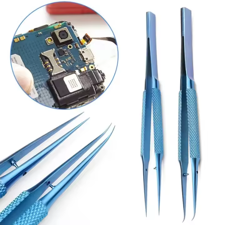 Aguja De Precisión De Aleación De Titanio Para Reparación Profesional Antimagnética Para Motherboard De Teléfono Y Electrónica - 1