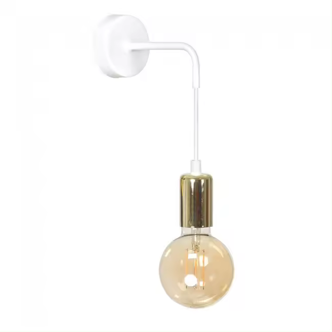 WONDERLAMP Wonderlamp Aplique de Pared Sives Blanco y Oro para Iluminación LED de Alta Calidad - 1