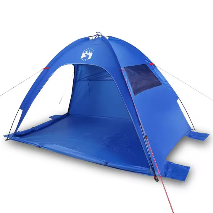 vidaXL Tienda de playa impermeable azul - 1