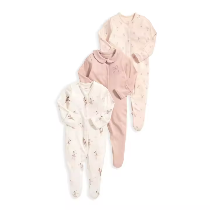 Zenyth Ropa para niños, Mono de Bebe de Primavera y Primavera, ropa de gateo de manga Largo que cubre Los Pies, Pijamas, Caja de GIFT para Bebe recién acid - 1