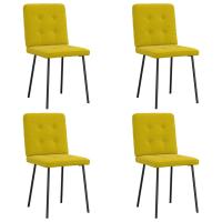 vidaXL Sillas de comedor 4 unidades terciopelo en color Gris claro/Verde claro/Verde oscuro y más | cómodas modernas ergonómicas para comedor cocina salón hogar - details 5