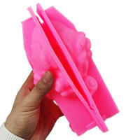 Molde De Silicona 3D Para Velas En Forma De Corazón Simulación De Órgano Humano Kit De Creación De Velas DIY De Bricolaje Para Plástico Y Resina - details 6