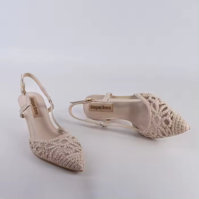 ZAPATO MUJER BEIGE 54848 - 1