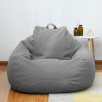 Cubierta De Silla De Tofú Para Adultos Y Niños Silla Colgante De Tela Algodón Y Lino Sin Relleno Sofá Colgante Individual - details 1
