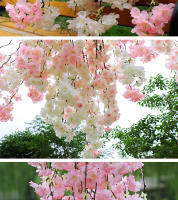 Vine De Cerezo Artificial De 140CM En Seda Para Decoración De Hogar Boda Jardín Fiesta Tienda Navidad Lujo Flor Falsa De Cerezo - details 5