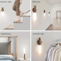 Lámpara Magnética De Pared LED USB Luz Nocturna Para Cocina Armario Pasillo Dormitorio Iluminación De Escalera Luz De Mesa Lámpara Móvil Para Cama - details 3