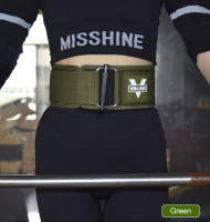 Cinturón De Pesas Para Levantamiento De Peso GOBYGO Ajustable Soporte Lumbar Para Squat Y Pull-Up Correa De Entrenamiento Cross Fit Para Hombres Y Mujeres Color Negro Rosa Rojo Morado Verde Gris Amarillo Tamaños S/M/L/XL - details 7