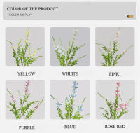 Plantas Artificiales De Hierba De Sal Verde De 85CM Para Decoración De Hogar Boda Fotografía Props Estilo Pastoral - details 4