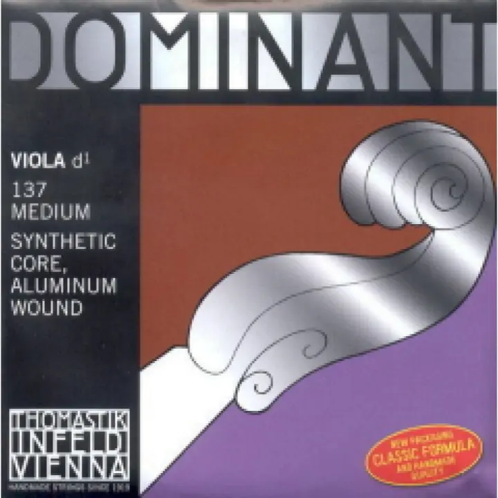 CUERDA VIOLA-Thomastik (Dominant 137) (Aluminio) 2ª (Re) Medium Viola 4/4 - 1