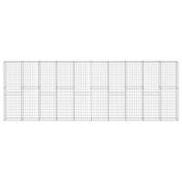vidaXL Muro de gaviones con cubiertas acero galvanizado Dimensiones 600 x 30 x 200 cm,  900 x 50 x 200 cm,  y mas Perfecta para plantas y animales, múltiples usos malla para ventilación, seguridad, ventana, jardín - details 0
