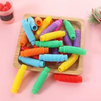 10-30PCS Tubos Telescópicos Coloridos Juguete Antiestrés Sensorial Para Niños Y Adultos Regalo De Decompresión - details 0